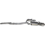 Scorpion Car Exhaust Half System (Non-Resonated) Polished Daytona - Audi S4 B9 Quattro 3.0T V6 Avant Saloon/Sedan (Non GPF Model) 2017 - 2019