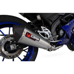 Scorpion Serket Taper Stainless Steel Exhaust - Yamaha YZF R 125 Full System 2021 - 2022