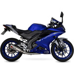 Scorpion Serket Taper Stainless Steel Exhaust - Yamaha YZF R 125 Full System 2021 - 2022