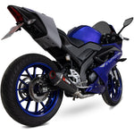 Scorpion Serket Taper Carbon Fibre Exhaust - Yamaha YZF R 125 Full System 2021 - 2022