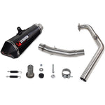 Scorpion Serket Taper Carbon Fibre Exhaust - Yamaha YZF R 125 Full System 2021 - 2022