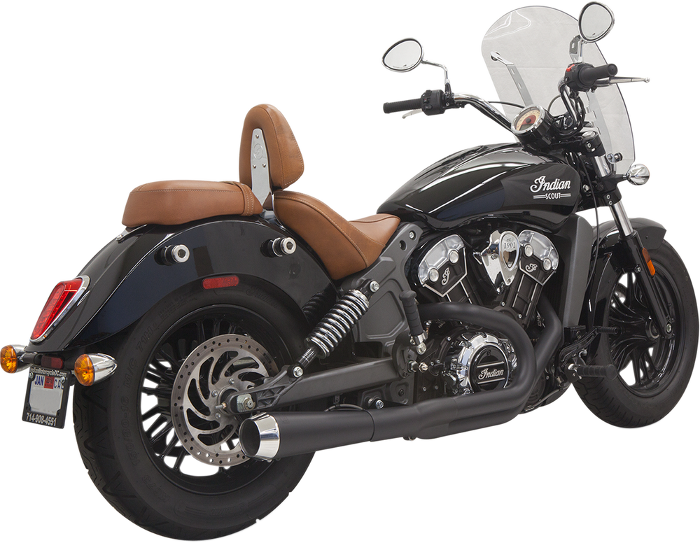 Bassani Road Rage 2 Into 1 Exhaust System - Indian Scout 69 ABS 2015-2022