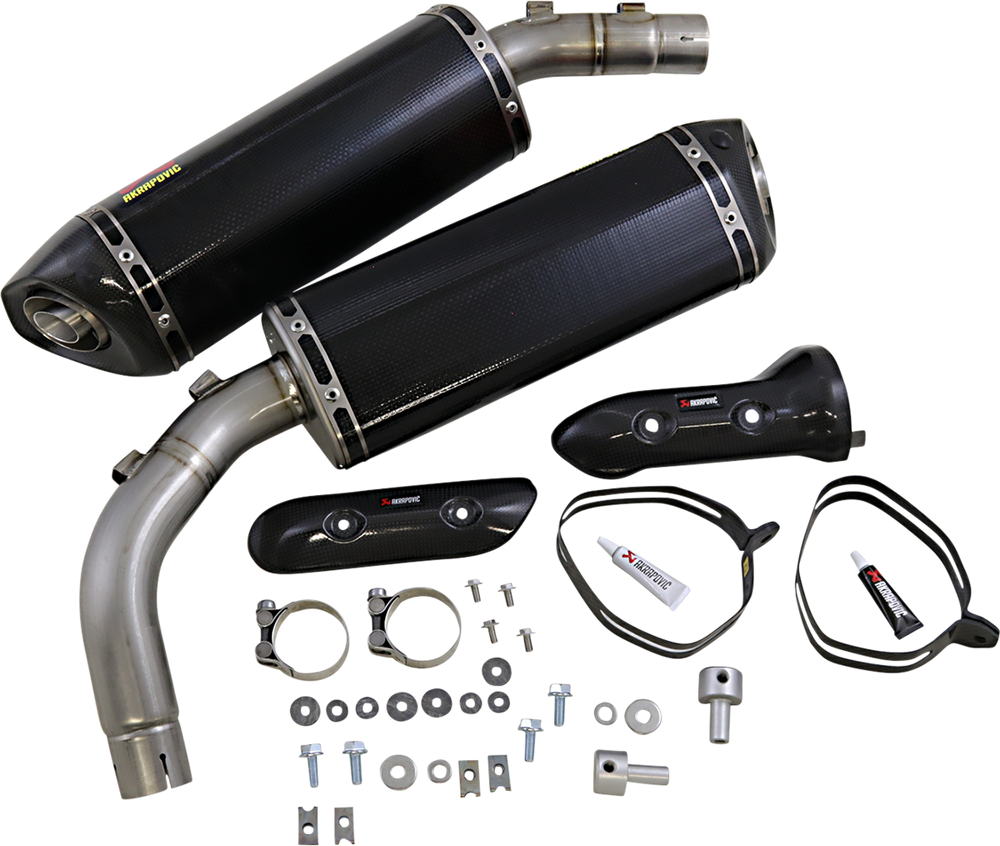 Akrapovic Carbon Fibre Line Silencers - Yamaha YZF-R1 1000 GP 2012