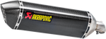 Akrapovic Carbon Fibre Line Silencer - Suzuki SV 650 X Cafe Racer 2018-2022