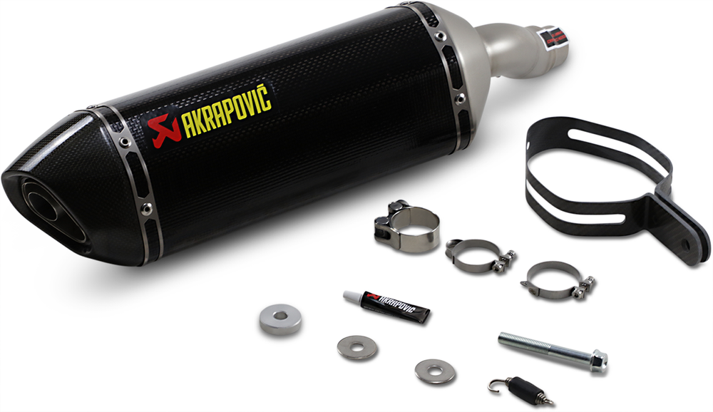 Akrapovic Carbon Fibre Line Silencer - Kawasaki Z 300 ABS 2015-2016