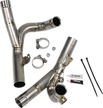 Akrapovic 4-Into-2-Into-2 Titanium Collector Link Pipes - Yamaha VMX 1700 ABS 2009-2016