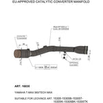 LeoVince Catalytic Converter - Yamaha XP 560 T-Max 2020-2024