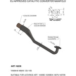 LeoVince Catalytic Converter - Yamaha GPD 155 2016-2017