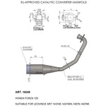 LeoVince Catalytic Converter - Honda NSS 125 2021-2023