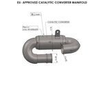 LeoVince Catalytic Converter - Triumph Trident 660 2021-2024