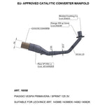 LeoVince Catalytic Converter - Vespa Sprint 125S IGET 2021-2023