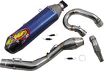 FMF Factory 4.1 RCT Steel/ Ti Exhaust System - Husqvarna FE350 2020-22, Gas Gas EC350F 2021 - Blue