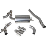 Scorpion Car Exhaust GPF-Back System (Resonated) (E Valves) Polished Daytona - BMW M135i F40 GPF Model 2021-2022