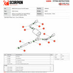 Scorpion Car Exhaust GPF-Back System (Resonated) (E Valves) Polished Daytona - BMW M135i F40 GPF Model 2021-2022