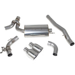 Scorpion Car Exhaust GPF-Back System (Resonated) (Electronic Valves) Polished Indy - BMW M135i F40 GPF Model 2021 - 2022