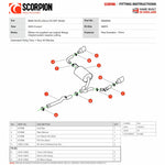 Scorpion Car Exhaust GPF-Back System (Resonated) (Electronic Valves) Polished Indy - BMW M135i F40 GPF Model 2021 - 2022