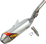 FMF Q4 Hex Slip-On Aluminium Silencer - Yamaha YZF250 2014-18, WRF250 2015-16