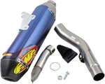 FMF Factory 4.1 RCT Slip-On Titanium/ Carbon Silencer - Blue - Suzuki RMZ250 2019-23