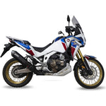 Scorpion Serket Parallel Black Ceramic Exhaust - Honda CRF 1100 Africa Twin 2020 - 2021