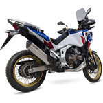 Scorpion Serket Parallel Stainless Steel Exhaust - Honda CRF 1100 Africa Twin 2020 - 2021