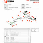 Scorpion Car Exhaust GPF-Back System (Resonated) (Electronic Valves) Carbon Ascari - Audi S3 8Y Sportback 2020 - 2021