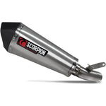 Scorpion Serket Taper Brushed Stainless Steel Exhaust - Suzuki GSX-S 1000 2021 - 2022