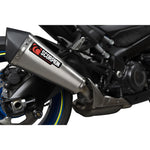 Scorpion Serket Taper Brushed Stainless Steel Exhaust - Suzuki GSX-S 1000 2021 - 2022