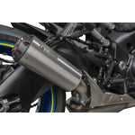 Scorpion Red Power Brushed Stainless Steel Exhaust - Suzuki GSX-S 1000 2021 - 2022