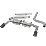 Scorpion Car Exhaust Cat-Back System (Non-Resonated) (Electronic Valves) Carbon Fibre Ascari Trim - Hyundai i30N Non-GPF Model