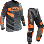 Wulf Matrix Cub Motocross Jersey & Pants Orange Kit