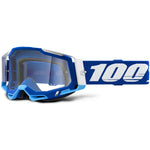 100% Racecraft 2 Clear Motocross Goggles