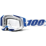 100% Racecraft 2 Clear Motocross Goggles