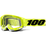 100% Racecraft 2 Clear Motocross Goggles