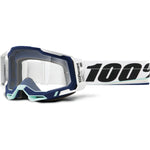 100% Racecraft 2 Clear Motocross Goggles