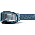 100% Racecraft 2 Clear Motocross Goggles