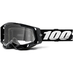 100% Racecraft 2 Clear Motocross Goggles