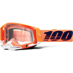 100% Racecraft 2 Clear Motocross Goggles