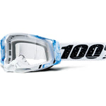 100% Racecraft 2 Clear Motocross Goggles