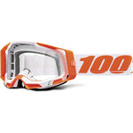 100% Racecraft 2 Clear Motocross Goggles