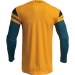 Thor Prime Rival 2023 Motocross Jersey & Pants Teal Yellow Kit