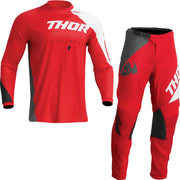 Thor Sector Edge 2023 Motocross Jersey & Pants Red White Kit