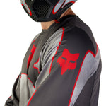 Fox Racing 2024 180 Atlas Grey Red Motocross Jersey