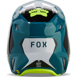 Fox Racing 2024 Youth V1 Nitro Maui Blue Motocross Helmet