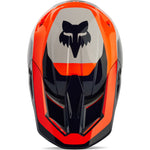 Fox Racing 2024 Youth V1 Nitro Fluo Orange Motocross Helmet