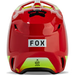 Fox Racing 2024 Youth V1 Ballast Fluo Red Motocross Helmet