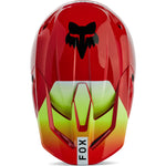 Fox Racing 2024 Youth V1 Ballast Fluo Red Motocross Helmet