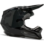 Fox Racing 2024 Youth V1 BNKR Black Camo Motocross Helmet