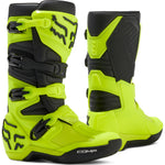 Fox Racing 2024 Youth Comp Fluo Yellow Motocross Boots