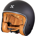 Shox Classic Solid Open Face ECE R22.06 Motorcycle Helmet