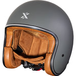 Shox Classic Solid Open Face ECE R22.06 Motorcycle Helmet